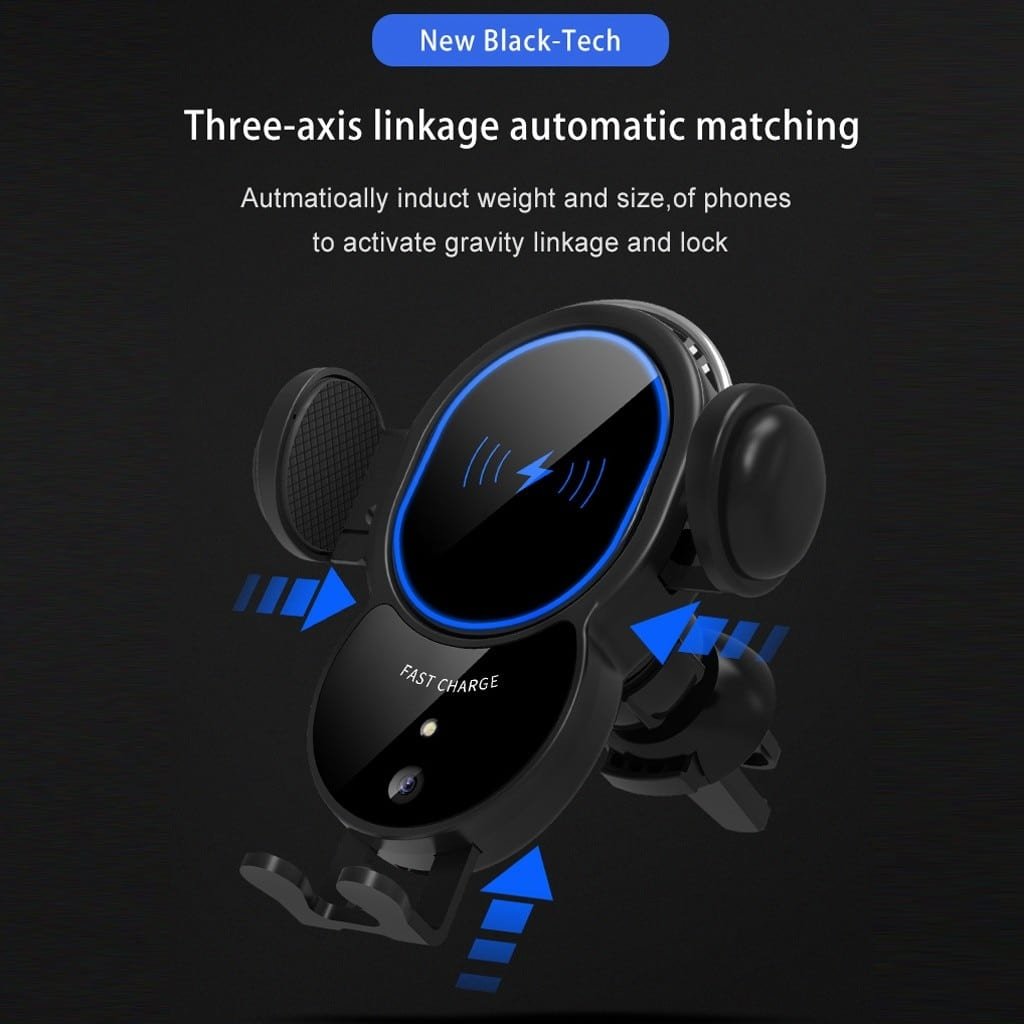 15W FAST Wireless Car Charger for phone